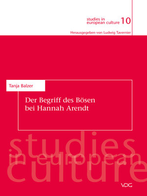 cover image of Der Begriff des Bösen bei Hannah Arendt